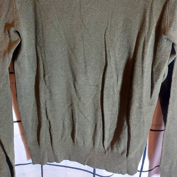 J. Crew Green NWT Men’s S Cotton-Cashmere Crewneck Sweater - Picture 2 of 12